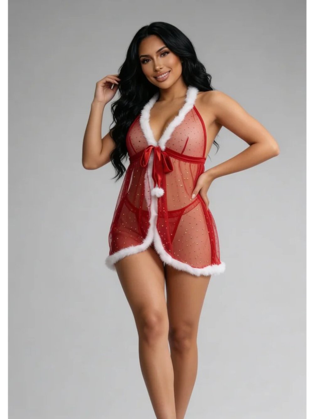 Holly 2-Piece Baby Doll Lingerie Set for Women